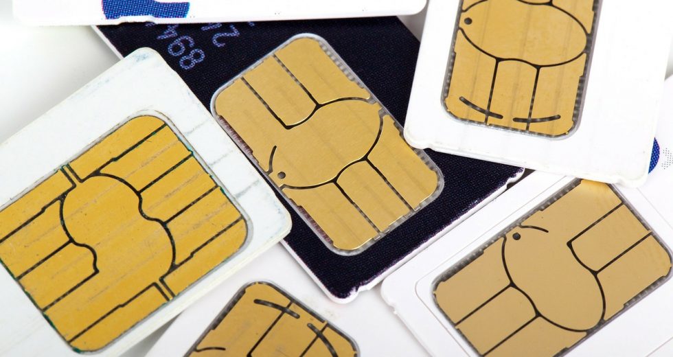 Die Sim-Kartennummer